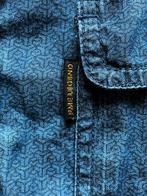 PME Legend denim spijkerstof overhemd geometrisch design S, Ophalen of Verzenden, Blauw, Pme Legend, Halswijdte 38 (S) of kleiner