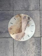 Glazen Wandklok Nieuw in Doos, Ophalen, Nieuw, Analoog, Wandklok