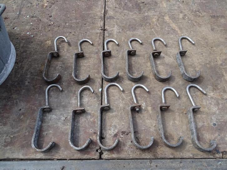 oude vleeshaken uit slagerij haak haken vleeshaak, Antiek en Kunst, Curiosa en Brocante, Ophalen