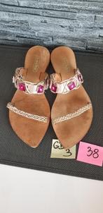 Sacha leren slippers maat 38, Slippers, Overige kleuren, Ophalen of Verzenden, Sacha