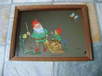oud decoratie spiegeltje met kabouters, Antiek en Kunst, Ophalen of Verzenden