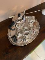 Koffie/Thee servies, Antiek en Kunst, Ophalen, Zilver