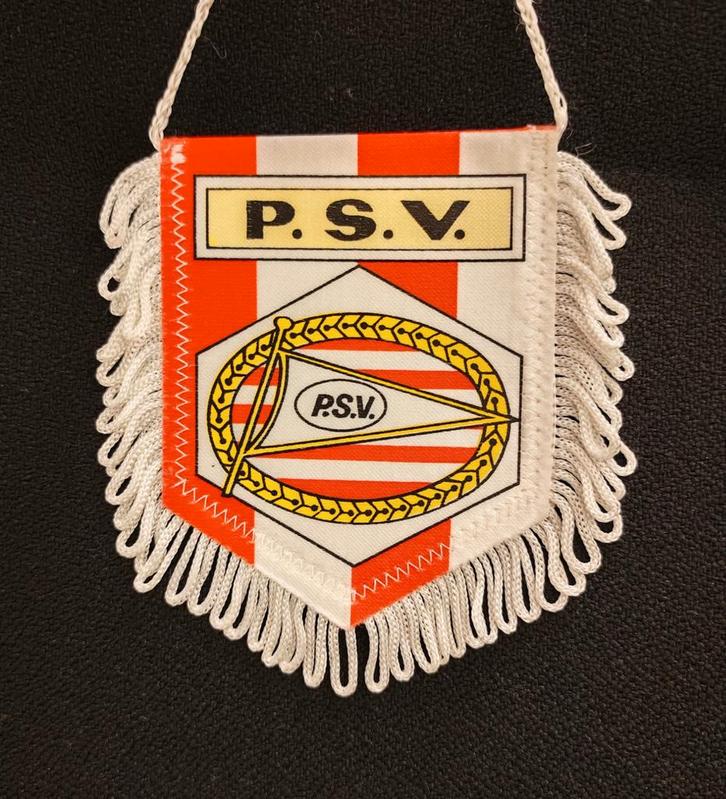 PSV Eindhoven 1990 prachtig voetbal vaantje vaan wimpel, Verzamelen, Sportartikelen en Voetbal, Zo goed als nieuw, Vaantje of Sjaal