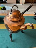 19e eeuwse koperen theepot, Ophalen, Koper