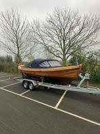 Houten sloep overnaads, Watersport en Boten, Sloepen, Ophalen, 10 tot 30 pk, Gebruikt, Binnenboordmotor
