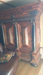 Grote Kussens Kast Palissander/Eiken, Ophalen, 25 tot 50 cm, Kersenhout, 200 cm of meer