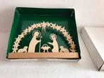 Kerststal / kribbe houten sterrenboog / Ertsgebergte, Diversen, Kerst, Ophalen of Verzenden, Gebruikt