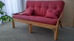 Rotan vintage bank, Ophalen, Gebruikt, Riet of Rotan, Tweepersoons