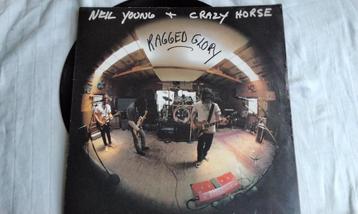 Neil Young + Crazy Horse - Ragged Glory Lp Origineel Rock beschikbaar voor biedingen