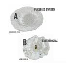 Twee kristallen schalen Pukeberg Walther glas, Ophalen of Verzenden, Zo goed als nieuw, Porselein