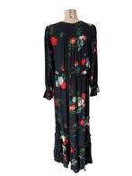 Miljuschka jurk M, Kleding | Dames, Jurken, Zwart, Ophalen of Verzenden, Zo goed als nieuw, Onder de knie