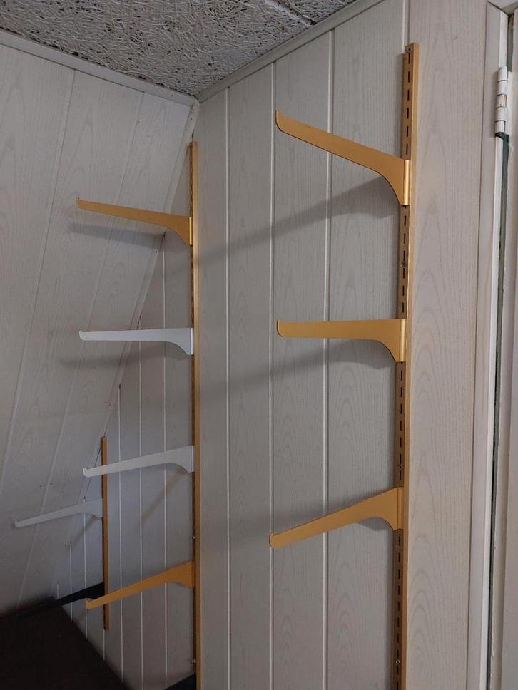 Stanley Verstelbaar Wandsysteem Aluminium, Huis en Inrichting, Kasten | Stellingkasten, Gebruikt, Ophalen of Verzenden