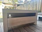 White wash eiken TV meubel, Ophalen, Gebruikt, 25 tot 50 cm, Minder dan 100 cm