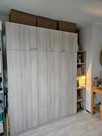 Bedkast met Auping spiralen 160x200, Ophalen, Overige kleuren, Tweepersoons, Zo goed als nieuw