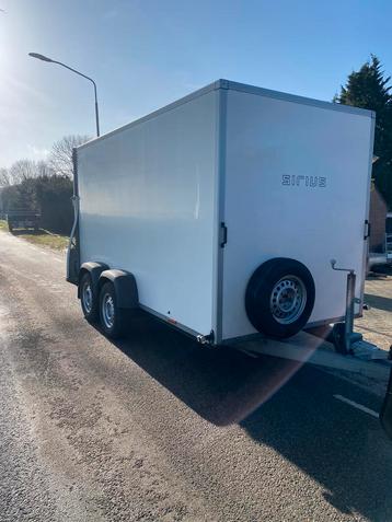 Sirius gesloten aanhangwagen g375 371x171x190 cm klep/deur beschikbaar voor biedingen