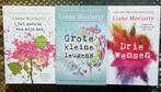 3 romans Liane Moriarty, oa grote kleine leugens, Ophalen of Verzenden, Zo goed als nieuw, Nederland