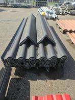 Golfplaten vezelcement platen ( 316 ), Doe-het-zelf en Verbouw, Dakpannen en Dakbedekking, Ophalen, Kunststof, Gebruikt, Zwart