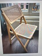 Zara Home Rotan en Houten Klapstoel - Set van 2, Antiek en Kunst, Antiek | Meubels | Stoelen en Banken, Ophalen