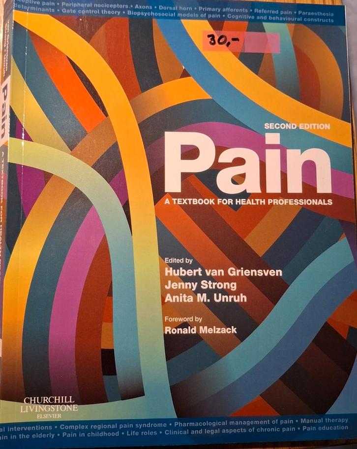 Pain: A Textbook for Health Professionals, Boeken, Studieboeken en Cursussen, Zo goed als nieuw, HBO, Beta, Ophalen