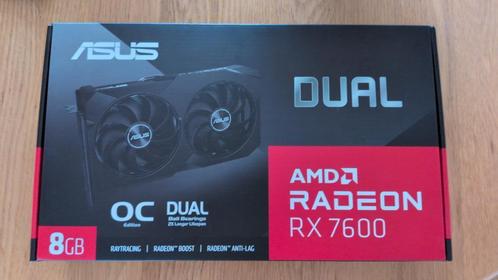 ASUS Dual Radeon RX 7600 OC Edition 8GB GDDR6 V2, Computers en Software, Videokaarten, Zo goed als nieuw, AMD, PCI-Express 4.0