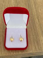 Mooie 14 karaat(585) gouden oorbellen, wit en geel goud, Ophalen of Verzenden, Nieuw, Goud, Goud