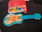 Hape  merk piano en gitaar met geluid., Ophalen of Verzenden, Zo goed als nieuw, 6 maanden tot 2 jaar