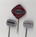 Vonk Radio TV speldjes, Gebruikt, Niet vindbaar, Niet vindbaar, Speldje of Pin