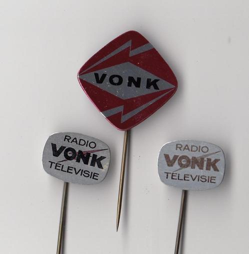 Vonk Radio TV speldjes, Verzamelen, Speldjes, Pins en Buttons, Gebruikt, Speldje of Pin, Overige onderwerpen, Ophalen of Verzenden