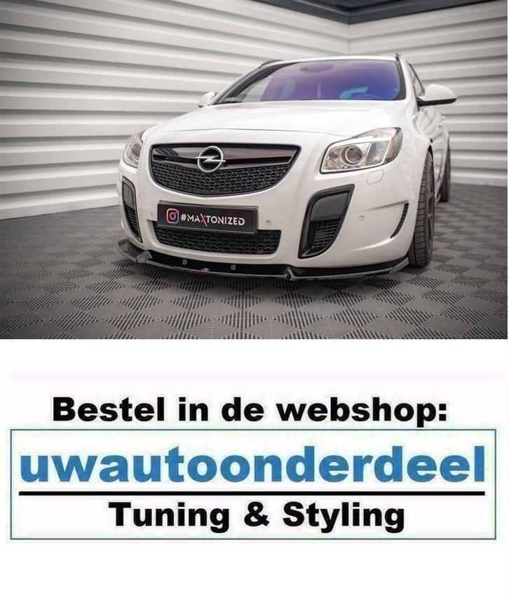 Maxton Design Spoiler Splitter Lip Voor Opel Insignia OPC MK, Auto diversen, Tuning en Styling, Verzenden