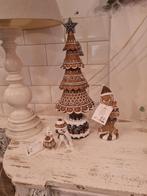 Nieuw kerstboompje gingerbread Clayre & Eef foto 1 t/m 3, Heikant 21 Kaatsheuvel, Belle Vieille Brocante, Nieuw, Ophalen of Verzenden