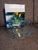 Glazen Vaas - Modern Design, Overige kleuren, Ophalen of Verzenden, Minder dan 50 cm, Glas