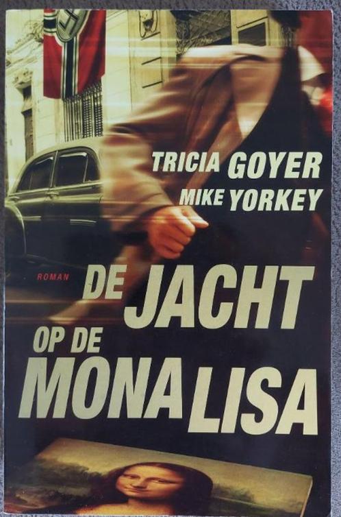 Tricia Goyer en Mike Yorkey: De jacht op de Mona Lisa, Boeken, Thrillers, Zo goed als nieuw, Nederland, Ophalen of Verzenden