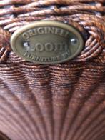 Origineel Loom eetkamer stoelen 4 stuks, Ophalen, Zo goed als nieuw, Bruin, Vier