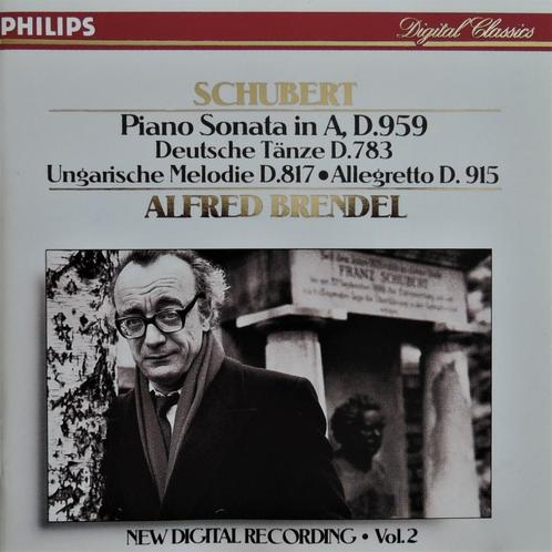 2 CD's - Franz Schubert - Alfred Brendel - PHILIPS - DDD, Cd's en Dvd's, Cd's | Klassiek, Zo goed als nieuw, Kamermuziek, Verzenden