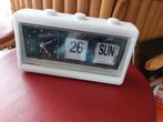 Retro vintage styl space flipover klok wekker, Witgoed en Apparatuur, Wekkers, Ophalen of Verzenden, Zo goed als nieuw