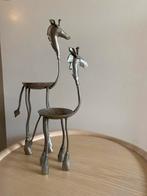Mooie metalen kandelaars - giraffe design, Ophalen
