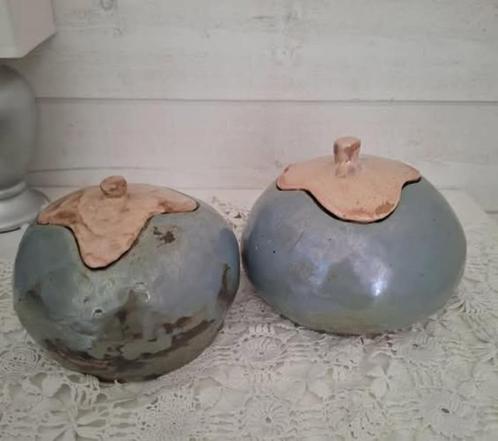 Set prachtige keramieke  vintage schalen., Antiek en Kunst, Curiosa en Brocante, Ophalen of Verzenden