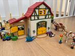 Playmobil manege weiland stallen trailer set, Kinderen en Baby's, Speelgoed | Playmobil, Zo goed als nieuw, Ophalen