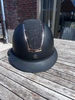 BR cap/rijhelm zwart-glitter maat 55-57(M), Ophalen, Dressuur, Zo goed als nieuw, Dames