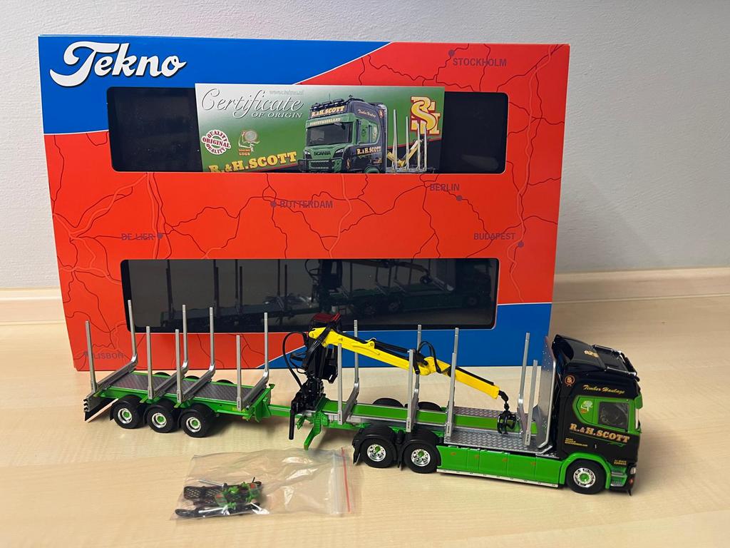 Tekno 1:50 R&H Scott Scania NexGen, Verzenden, Nieuw, Bus of Vrachtwagen, Tekno