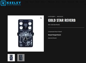 Keely Gold Star Reverb beschikbaar voor biedingen
