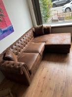 Bank bruin, Ophalen of Verzenden, Zo goed als nieuw, Hout