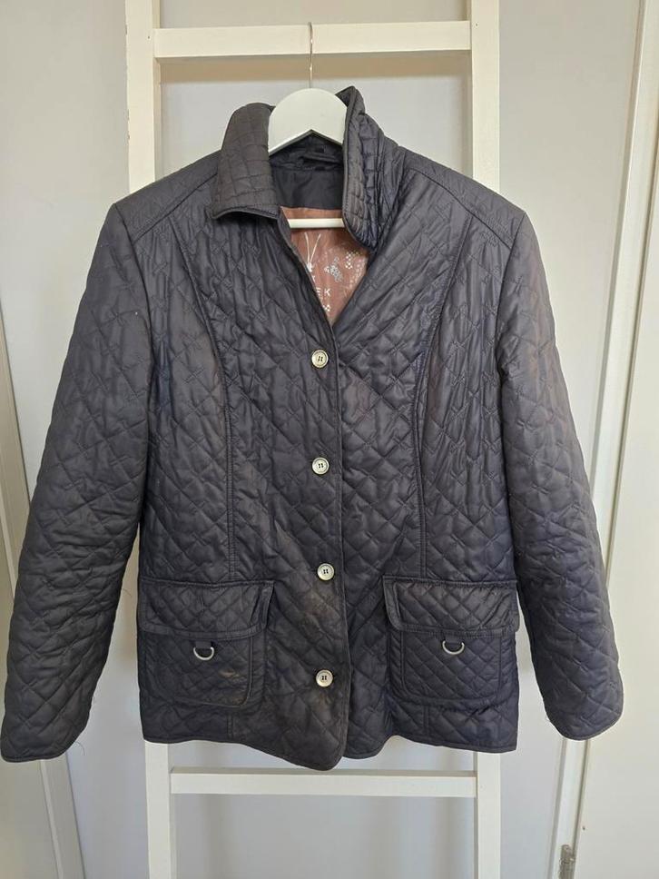 Leuk jasje van Lebek - Maat M, Kleding | Dames, Jassen | Zomer, Zo goed als nieuw, Maat 38/40 (M), Zwart, Ophalen of Verzenden