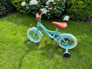 Generation Blanco 12 inch kinderfiets met zijwieltjes blauw  beschikbaar voor biedingen