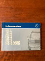 Instructie boek mercedes w124 200T 250T 300T 200TD enz, Auto diversen, Handleidingen en Instructieboekjes, Ophalen of Verzenden