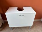 Witte Wastafelkast IKEA, Huis en Inrichting, Badkamer | Badkamermeubels, Ophalen, Gebruikt, 50 tot 100 cm, Minder dan 100 cm