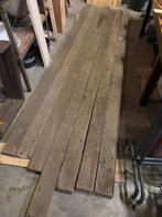 Partijtje mooie oude azobe planken, Ophalen, Gebruikt, 250 cm of meer, Planken
