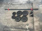 Les mills bodypump set body pump, Sport en Fitness, Fitnessmaterialen, Gebruikt, Ophalen of Verzenden, Bodypump, Halterset