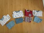 Vier pyama's maat 68, Kinderen en Baby's, Babykleding | Maat 68, Nacht- of Onderkleding, Gebruikt, Ophalen of Verzenden, Night + Zeeman