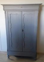 Grijze Biedermeier meidenkast, Antiek en Kunst, Antiek | Meubels | Kasten, Ophalen